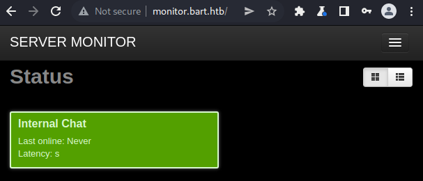 monitorStatus
